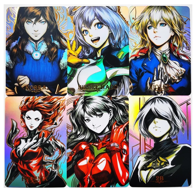 

54pcs/set Hand Painted Goddess Series Korra 2B A2 Nami Bronzing No.5 Sexy Girl Hobby Collectibles Game Anime Collection Cards