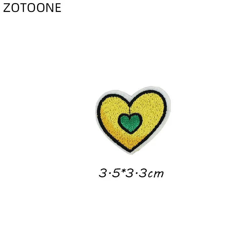 ZOTOONE Patches Iron on Heart Badge Cat Sew Patch for Clothes Heat Transfer Diy Sticker Applique Embroidered Cloth Fabric G | Дом и сад