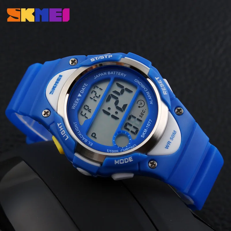 

SKMEI Creative Digital Watches Kids Girl Alarm Outdoor Sports Watch Children Fashion Casual Stopwatch Waterproof Boy Wristwatch