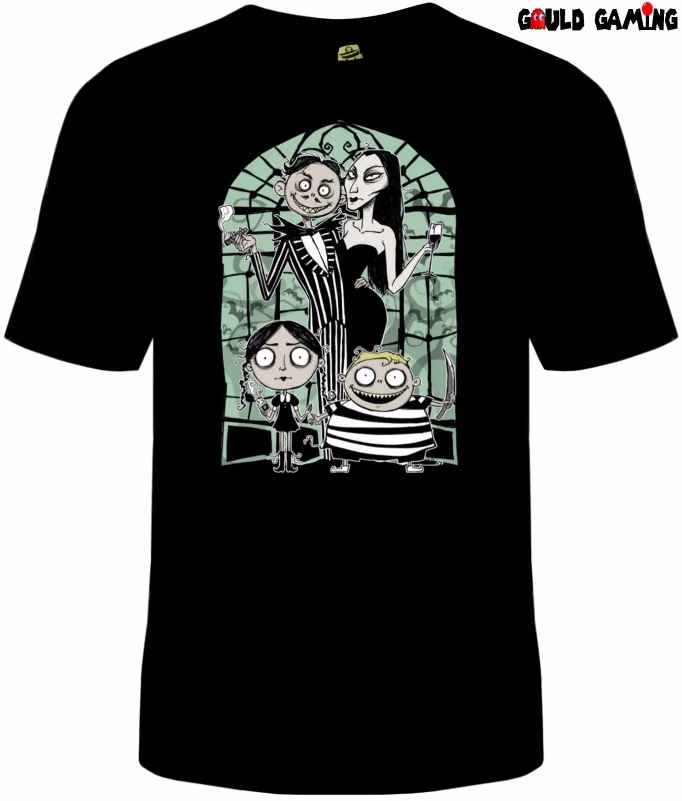 Addams family/футболка унисекс забавная хлопковая футболка для Хэллоуина Gomez Morticia