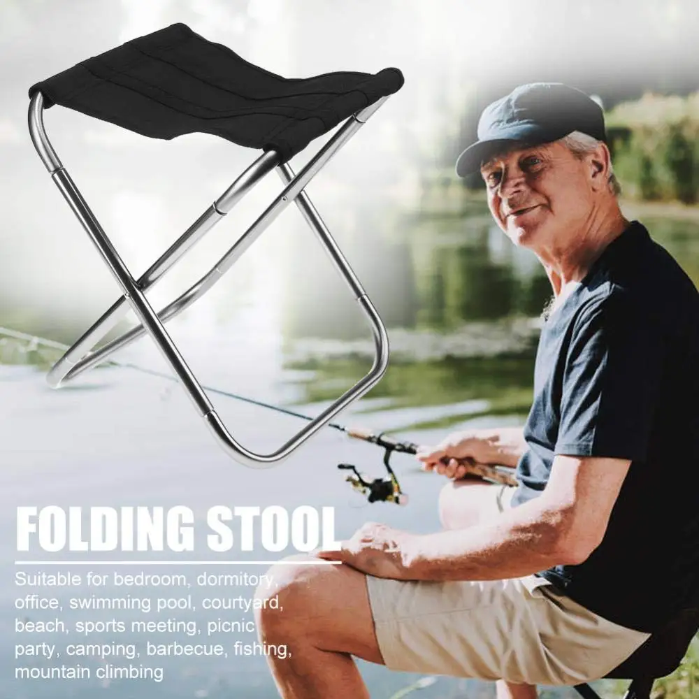 Портативное алюминиевое складное кресло сиденье для рыбалки кемпинга пикника