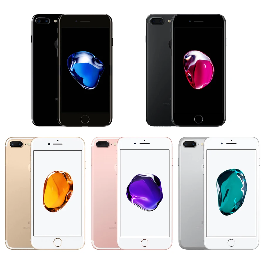 Разблокированный IPhone 7 Plus 32/128 ГБ/256 ГБ пикселей 3 Гб оперативной памяти NFC