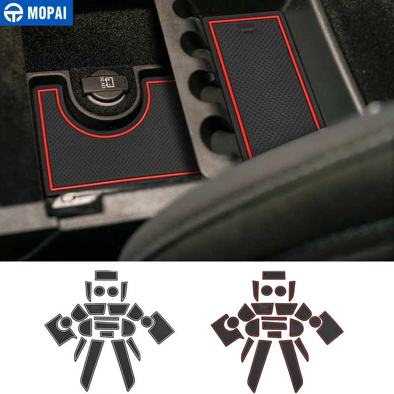 Дверной паз коврик для Dodge Charger 2015-2019 Автомобильный ворот слот подстаканник