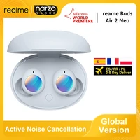 global version realme buds air 2 neo tws wireless bluetooth earphone active noise cancellation 28hours total playback earphones
