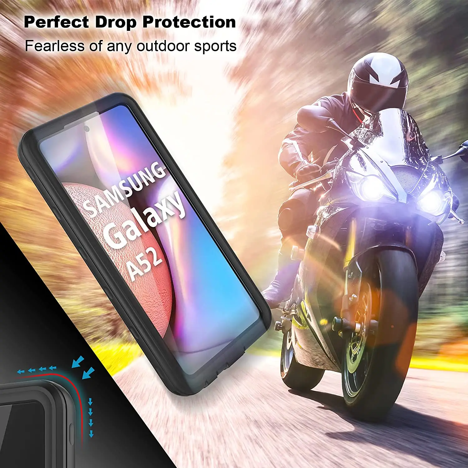 

For Samsung A52 A32 5G Waterproof Case Protection Shockproof Underwater for Samsung A11 A21 A01 A10E A51 4g Snowproof Coque
