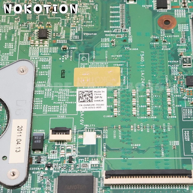 NOKOTION CN-0HNR2M 0HNR2M HNR2M основная плата для Dell Inspiron 15R M5010 материнская плата для ноутбука 48.4hh06011 HD4650 Бесплатный процессор