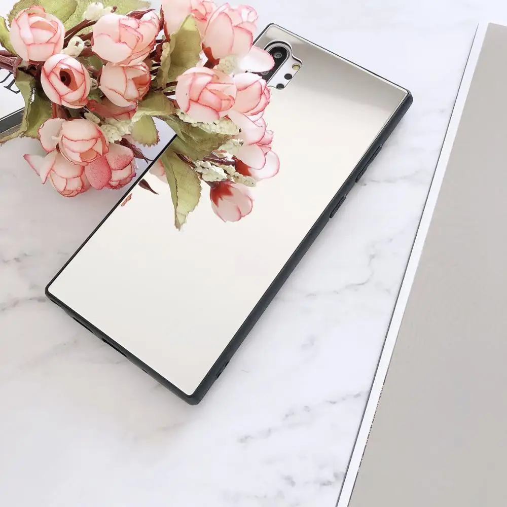Роскошный зеркальный хромированный чехол для Samsung Galaxy S8 S9 S10 S20 Plus S10e Note 8 9 10 Pro