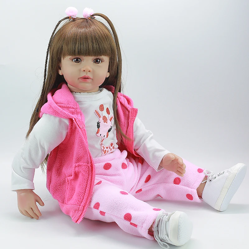 Детские волосы 60 см реалистичные детские с лучшими подарками на день рождения