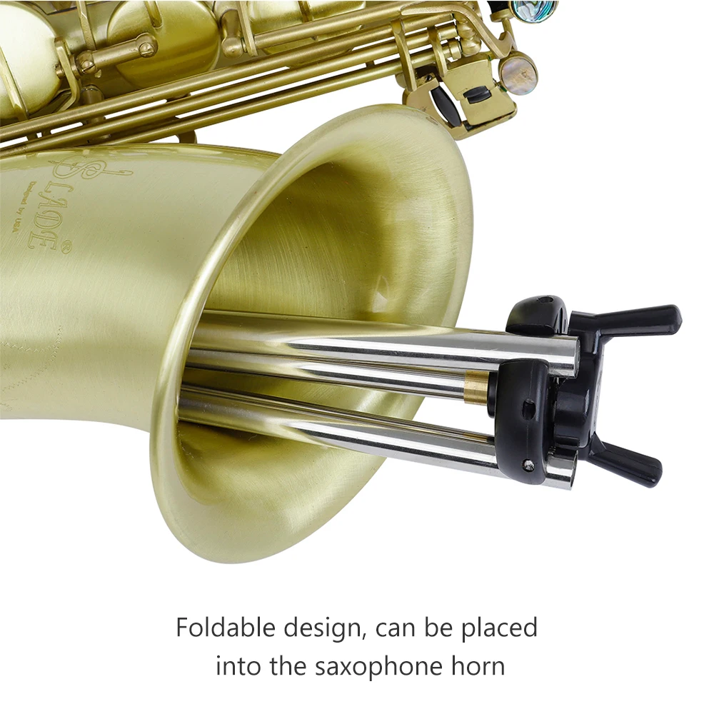 LADE LD-130 складной тенор-саксофон портативный саксофон металлический напольный