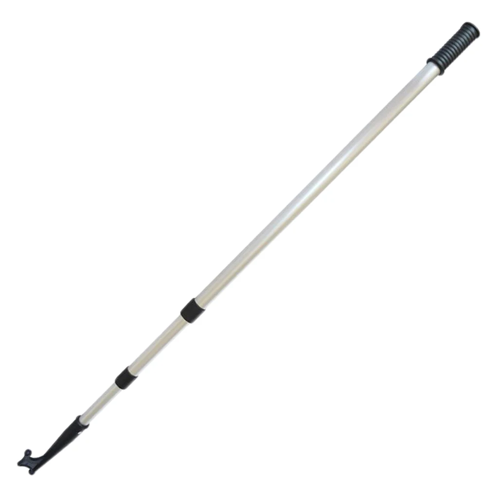 

Heavy-Duty Marine Boat Hook Telescoping 3-Stage Pole (3.5-Feet to 7.6-Feet 107 to 234 cm)