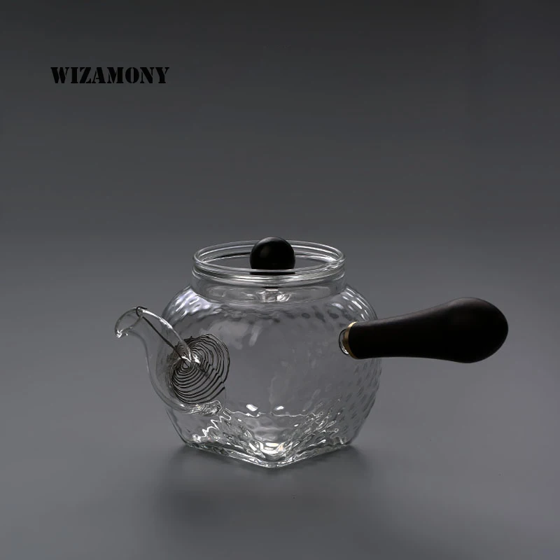 WIZAMONY высокое боросиликатное стекло высокая термостойкость оба сита для чая