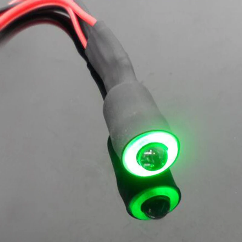 Новый 2 светодиодный светильник с ангельскими глазами демона на голову для 1/10 RC