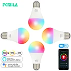 15 Вт WiFi умная лампочка RGB лампа с регулируемой яркостью E27 WiFi лампа накаливания Google Home Cloud Intelligence 85-265 в