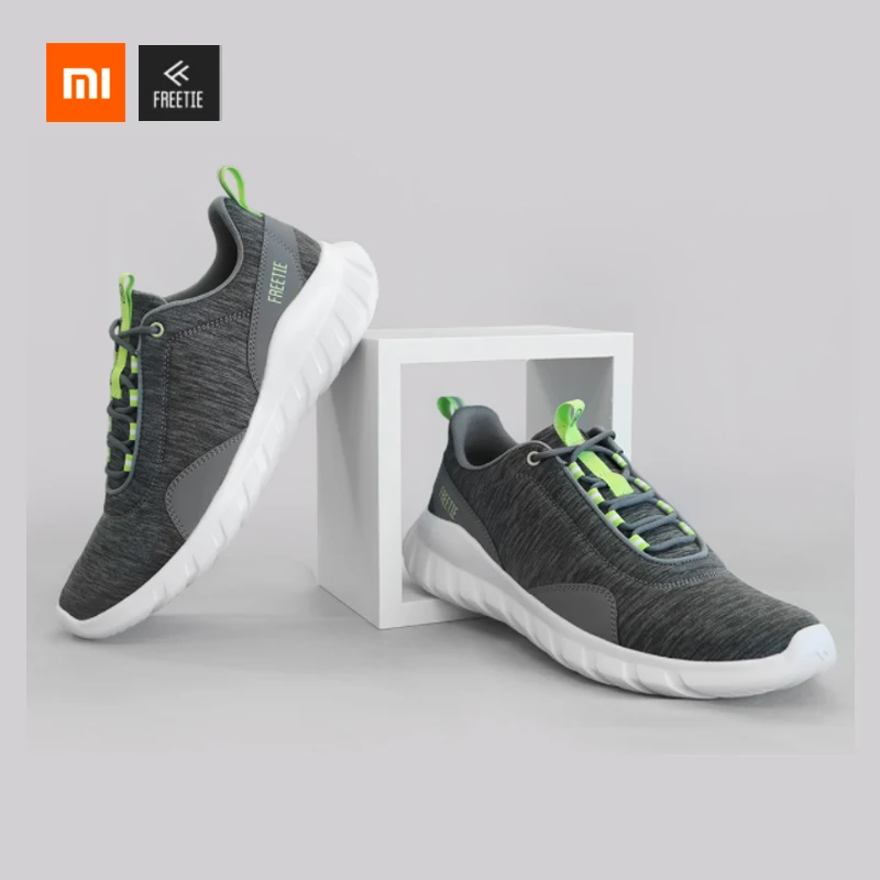 Xiaomi FREETIE 39-44 плюс размер MIJIA Мужская Спортивная обувь Легкие Дышащие Трикотажные