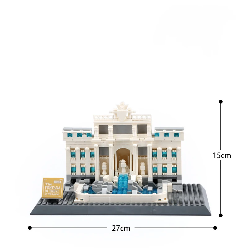Наборы строительных мини-блоков городская архитектура лондонская башня Треви