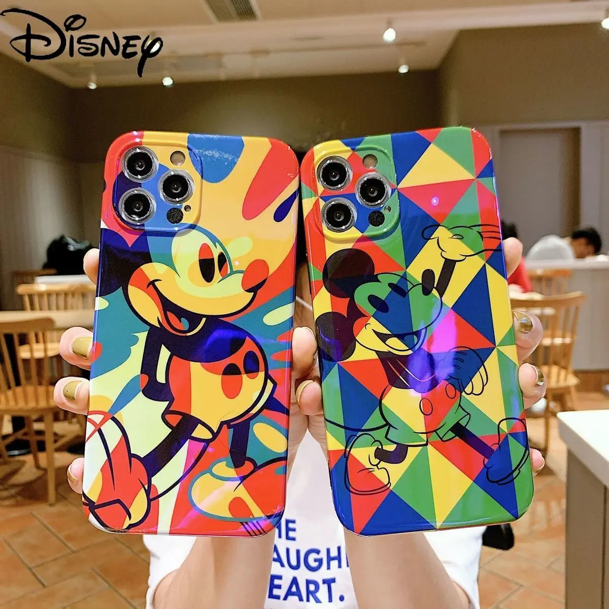 

Disney Anime Colorful Mickey mobile phone case for iphone13 13Pro 13Promax 12 12Pro Max 11Pro X XS XR 7 8P IMD protective cover