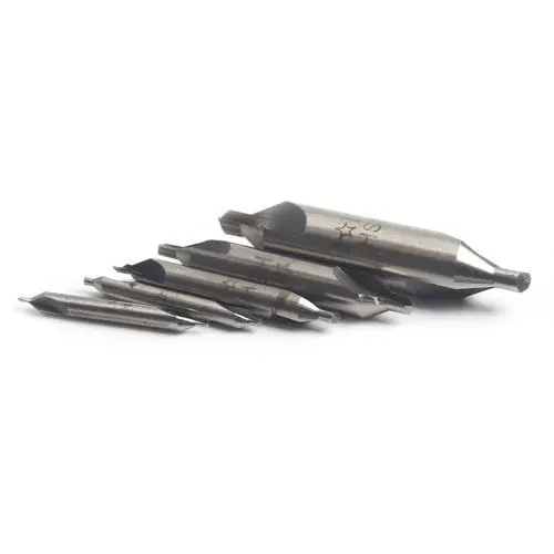 5 шт. 1/8 &quot3/16&quot 1/4 &quot5/16&quot 3/8 &quotHSS комбинированный центр сверла зенковки биты