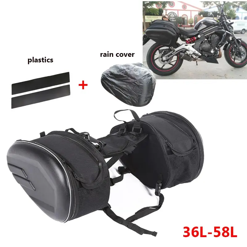 New Motorcycle Helmet Travel Bags Suitcase Saddlebags and Raincoat Moto Waterproof Racing Race |