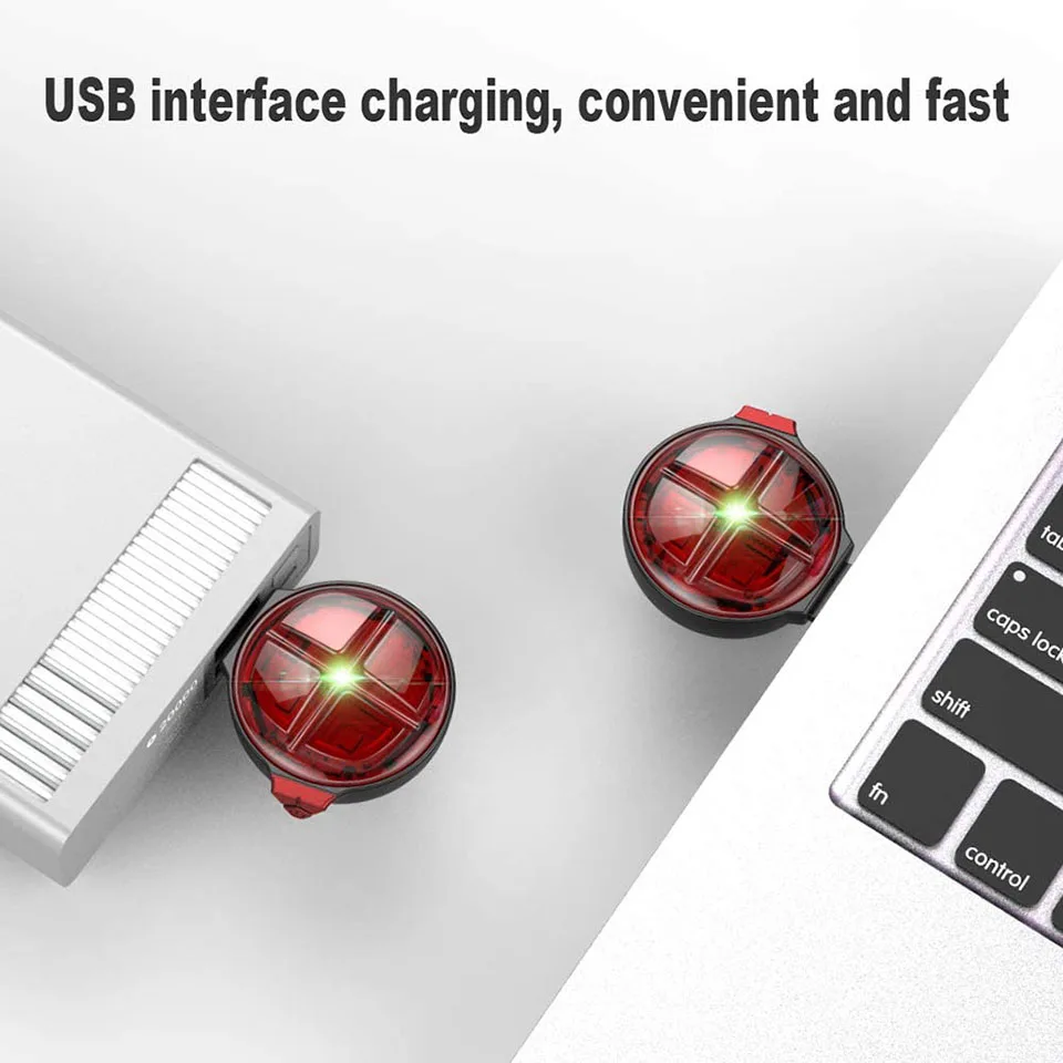 

USB Rechargeable Taillight Safety 160mAh Smart Bike Tail Light led Rear Smart Tail Light High Quality Cycling Lights