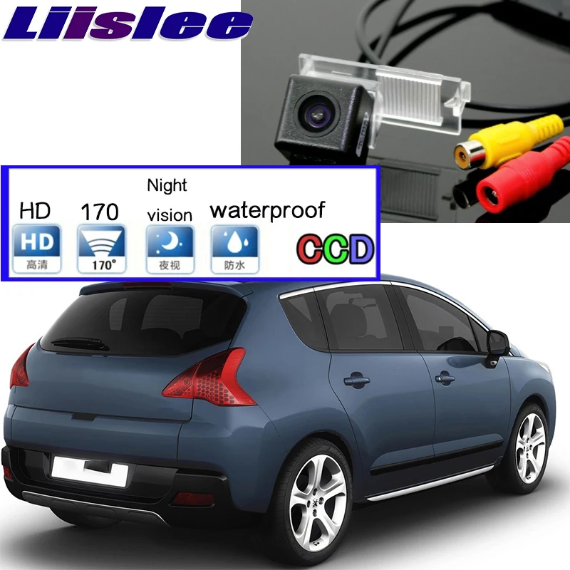 LiisleeCar камера для Peugeot 3008 Высокое качество заднего вида PAL / NTSC использование | CCD +