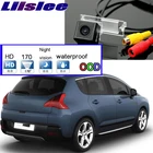 Камера LiisleeCar для Peugeot 3008, Высококачественная задняя камера заднего вида PAL  NTSC  CCD + RCA