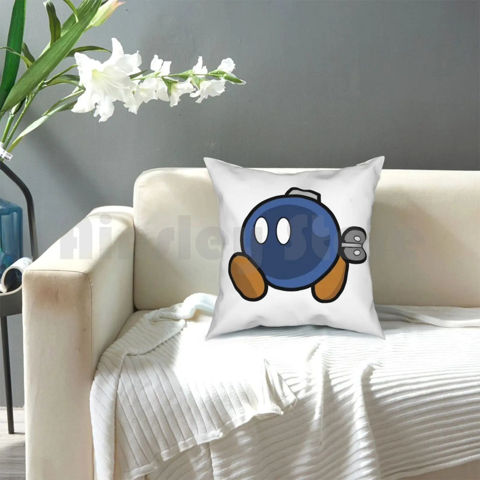 Наволочка-Подушка Бобби бобомба наволочка с принтом домашняя мягкая для игр