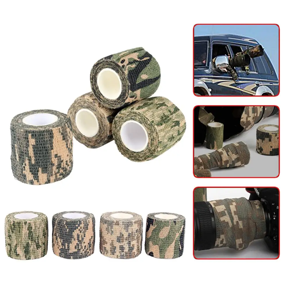 5 см * 4 м Армейский Камуфляж инструмент для охотничьей стрельбы камуфляжная