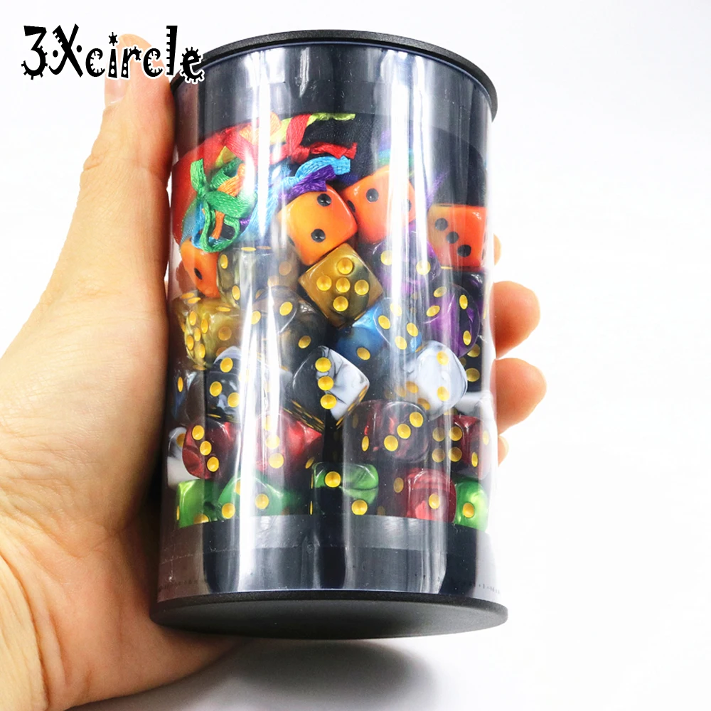 100 шт. игральные кости с радужными кубиками 12 мм шт./компл. из D6 игра в игры для