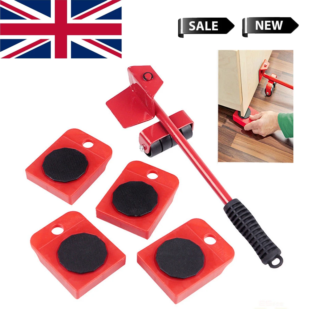 Домашний набор подъемных и передвижных слайдов для тяжелой мебели 4 шт. ролики 1