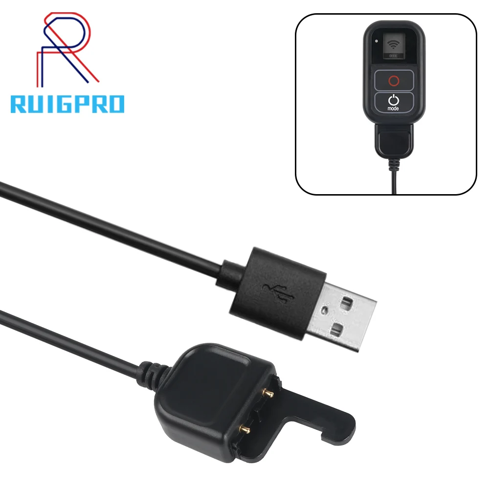 50 см USB зарядное устройство кабель для GoPro Hero 8 7 6 5 WIFI Пульт дистанционного