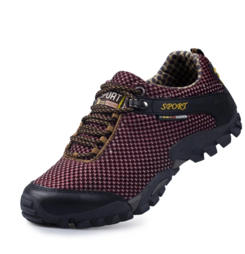 

Large Size 38-46 Men's Hiking Shoes Breathable Outdoor trekking shoes sneakers Men Mountain climbing shoes