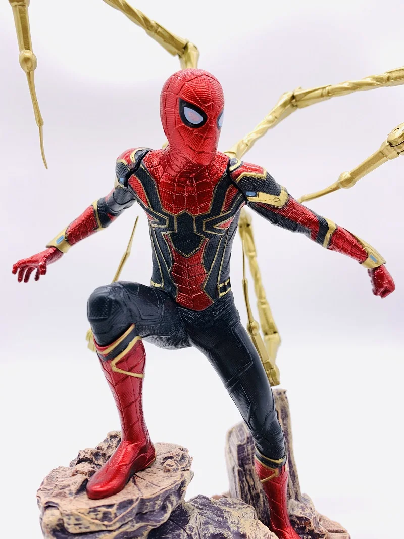 Мстители Капитан Америка фигурка Marvel Железный человек Человек-паук Дэдпул Дэнверс статуя Железный студии ПВХ Фигурки Игрушка Фигурка