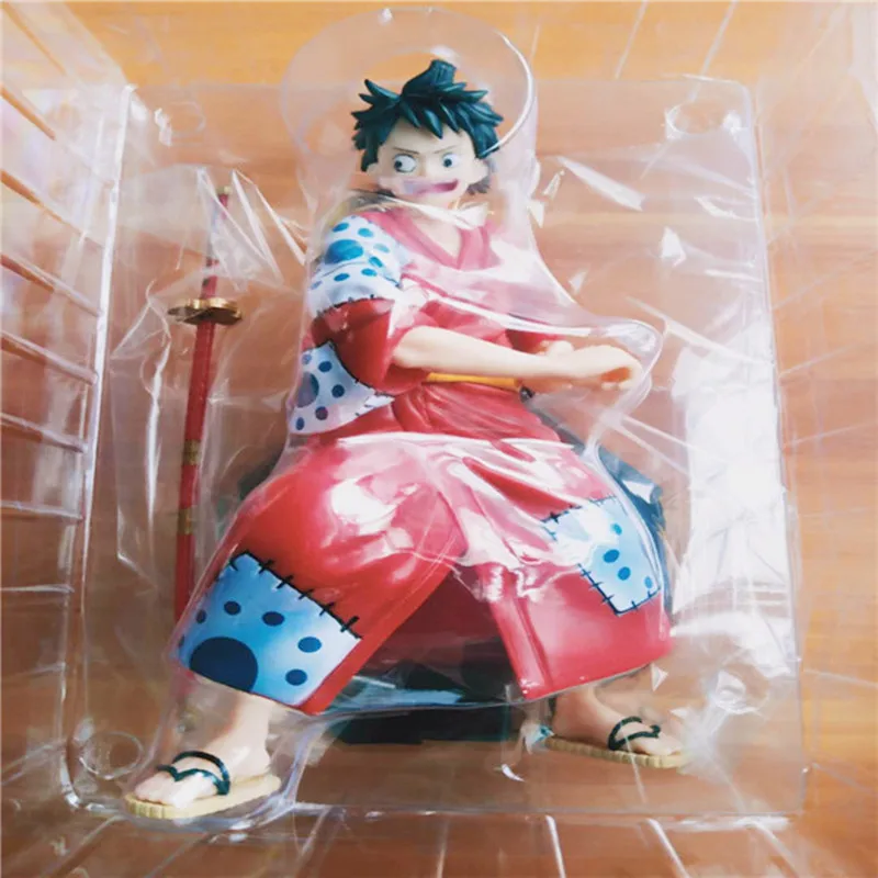 

Anime One Piece Monkey D Luffy Taro Red PVC Action Figures Collectible Model Toys Christmas gift doll