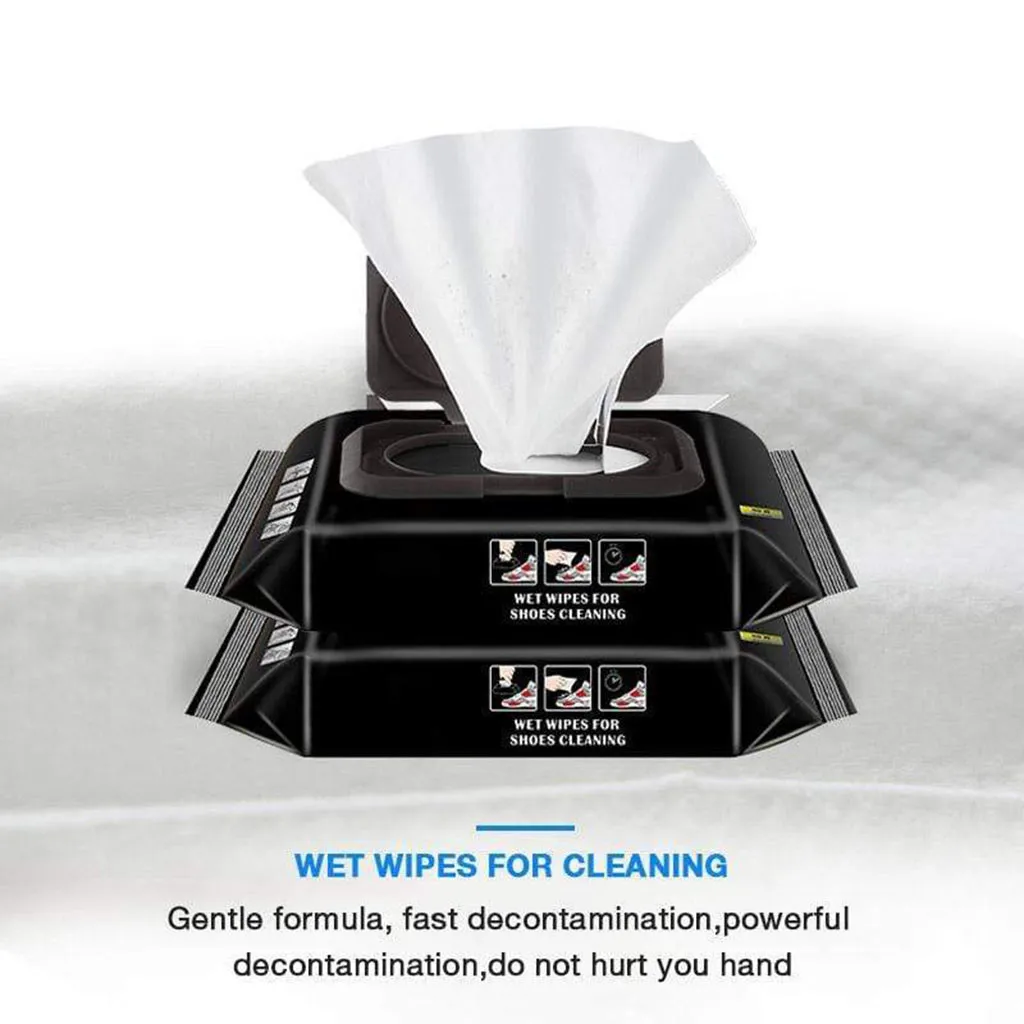 

Hot Travel Portable Disposable Sneakers Cleaning Wet Wipes White Shoes Artifact Shoes Quick Easy To Clean 2021 Dopshipping
