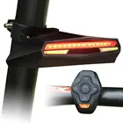 USB Перезаряжаемый задний фонарь для велосипеда беспроводной пульт дистанционного управления Водонепроницаемый светодиодный индикатор указателя поворота для аксессуаров для велосипеда