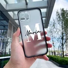 Чехол для iphone 11, 12 Mini, Pro Max, X, XS, XR, SE, 7, 8 Plus, 6, 6S, прозрачный, с надписью на заказ