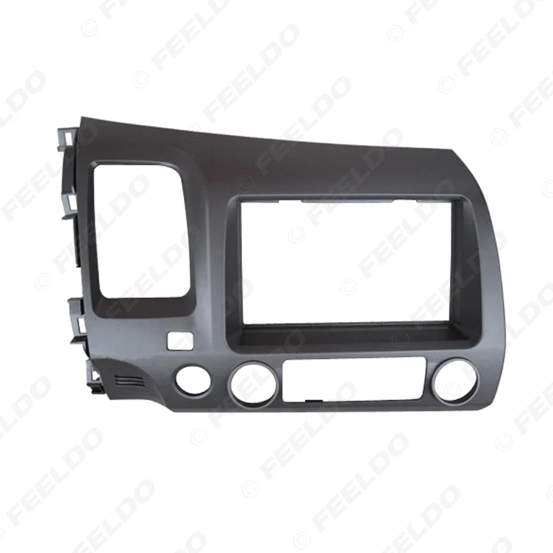 FEELDO Автомобильный CD/DVD стерео панель 2Din фасции рамка для HONDA Civic(LHD с SRS отверстие)