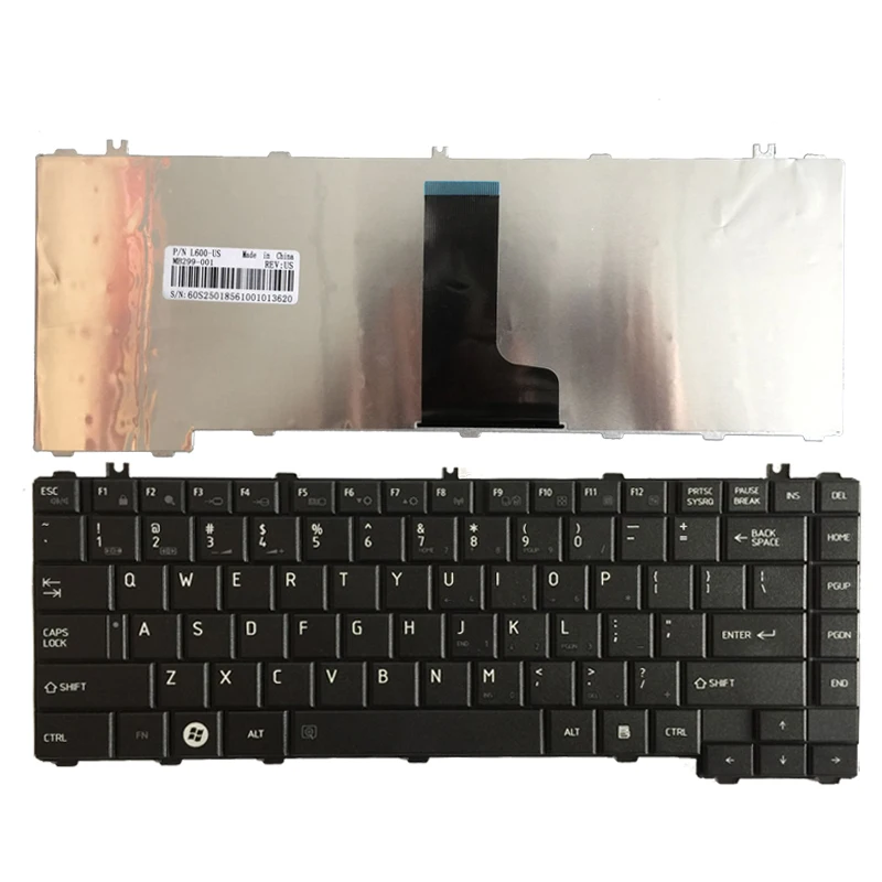 Черная Клавиатура США для Toshiba Satellite C600 C600D L645 L645D L730 L730D L735 L735D L740 L740D L745 L745D высокое