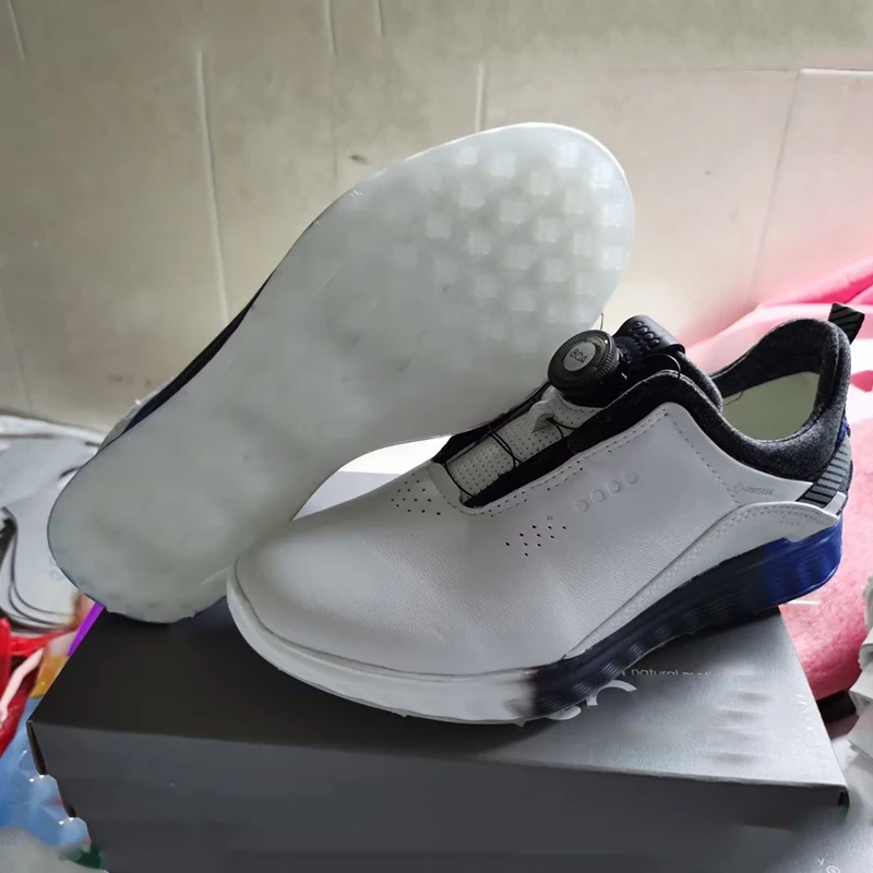 

Brand Designer Men Golf Sneakers Breathable Genuine Leather Shoes Men Golf Autumn Anti Slip Golf Sneakers for Men Size 39-44