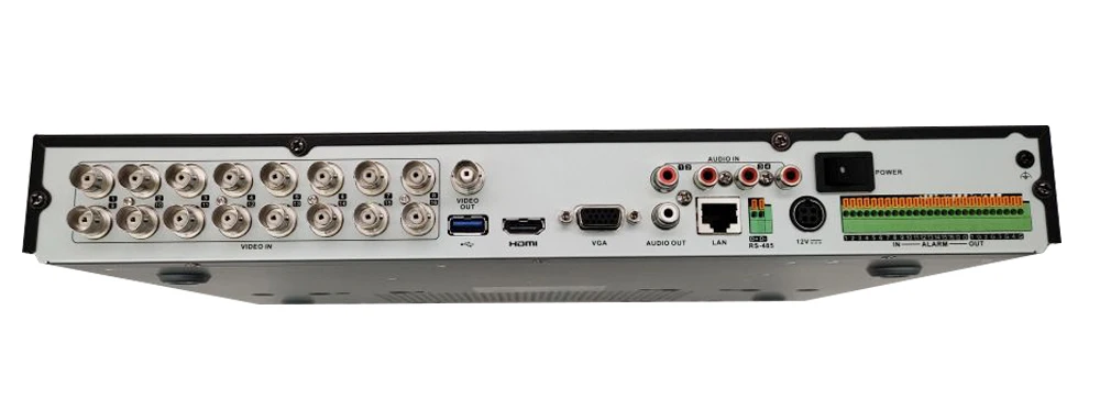Hikvsion 16CH 5 в 1 AHD DVR Поддержка CVBS TVI CVI AHD аналоговые камеры P2P Облако H.265 Аудио HDMI видео рекордер DS-7216HUHI-K2