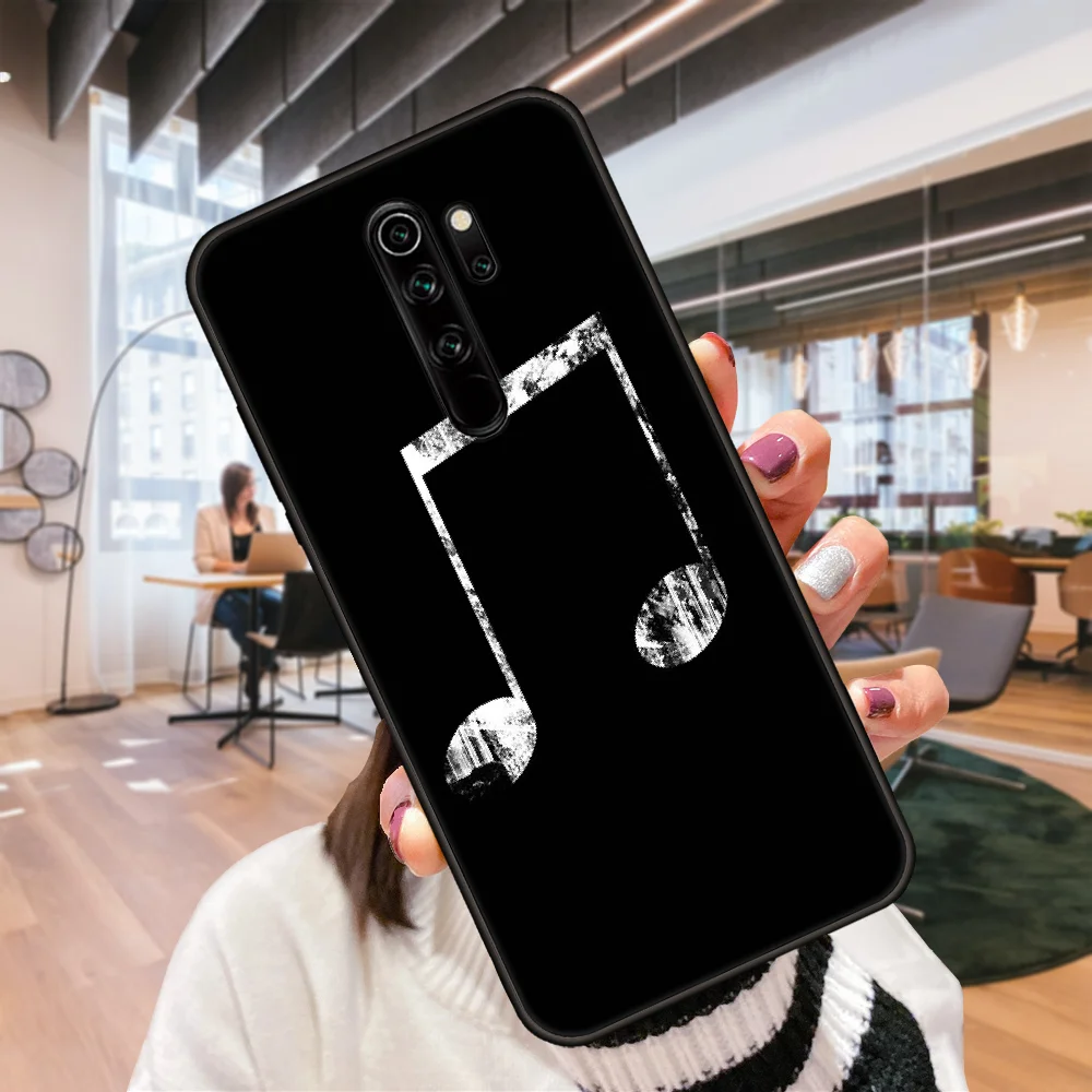 Чехол для телефона Xiaomi Redmi Note 8 8T 7 7A 9 9S 8A 4 5 Pro черный чехол-бампер 3D корпус