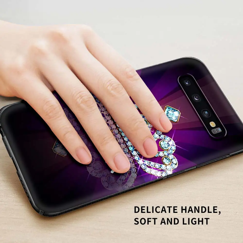 

Diamond Crown Printing Luxury Phone Case for Samsung Galaxy S21 Plus 5G Back Cover S21 Ultra Soft Coque Shell Shockproof Fundas