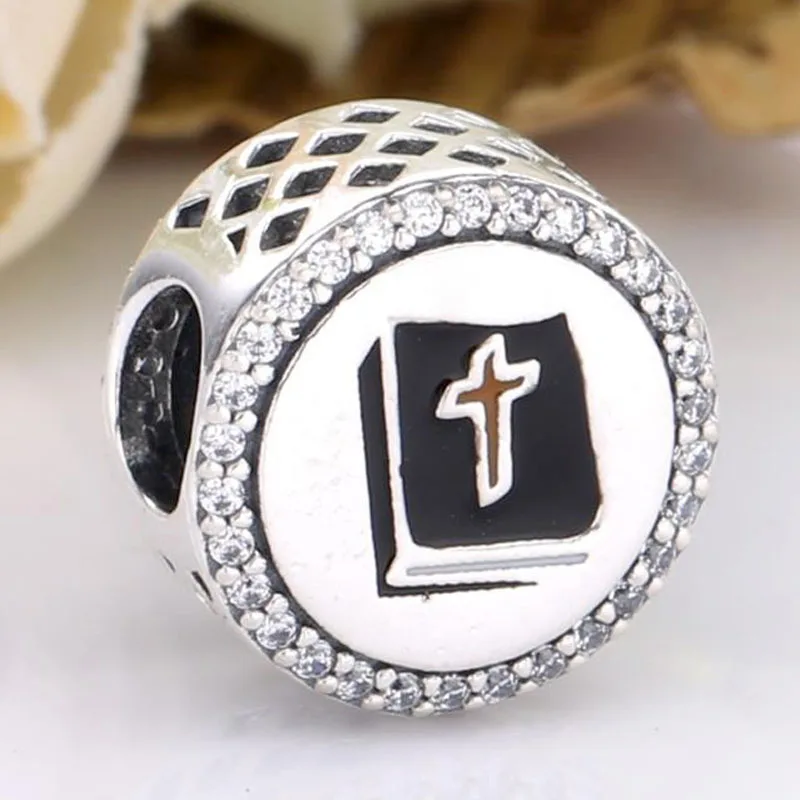 

Оригинальная сила молитвенных моментов со священными бусинами из Библии подходит для женского серебряного браслета с подвесками ювелирны...