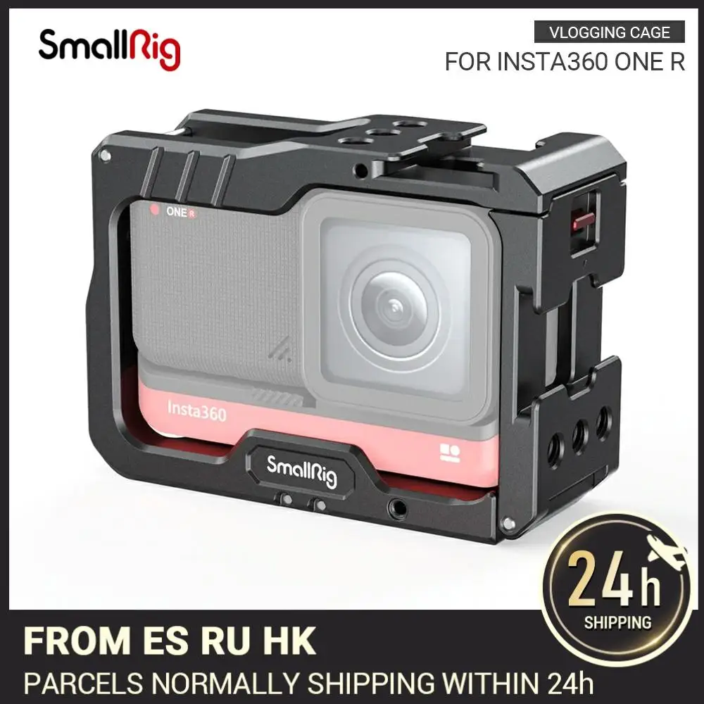 Клетка из алюминия SmallRig Vlog для камеры Insta360 ONE R клетка с креплением холодного