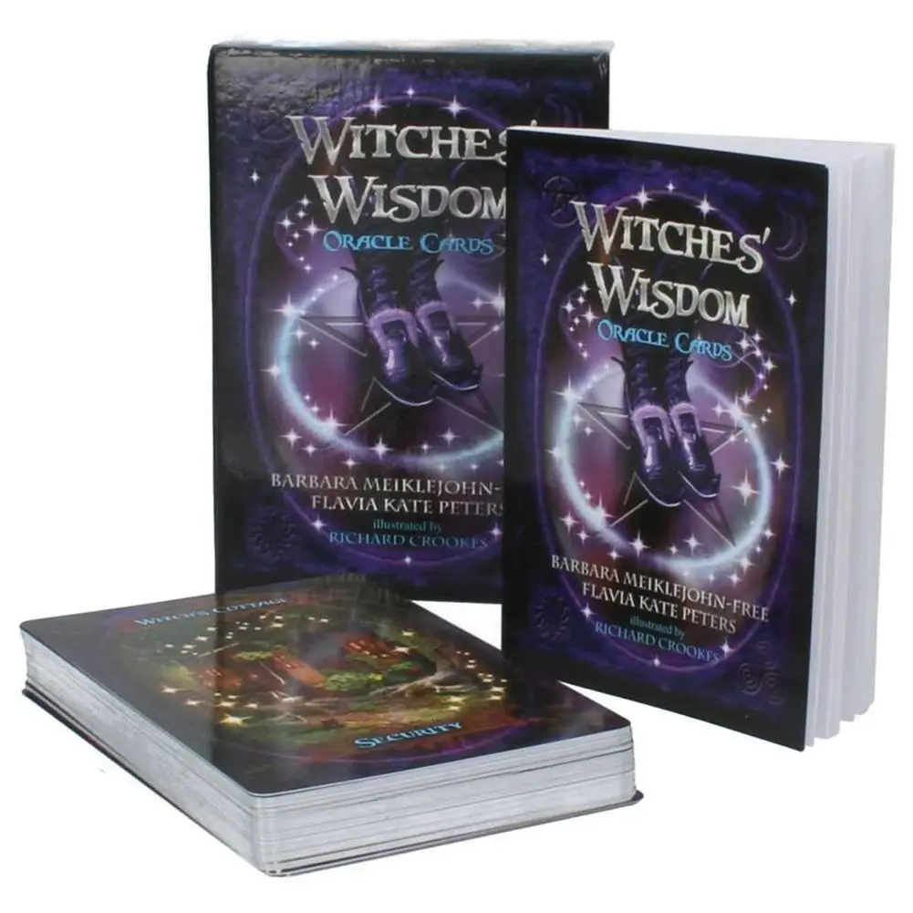 

Witches Wisdom Oracle Cards Stunning Deck Of 48 Card Reusable, Suitable For Card Beginners And Enthusiasts High-quality Material