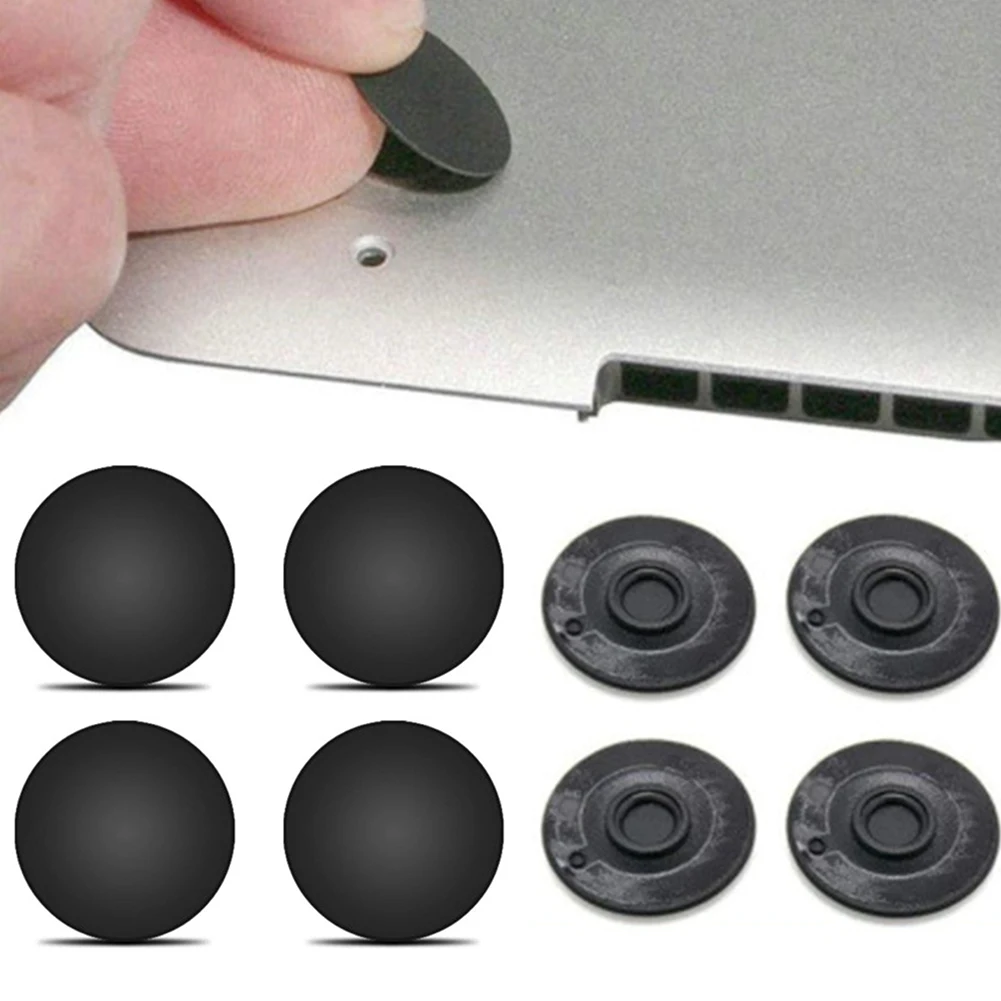 

4Pcs Rubber Wearproof Laptop Tool Bottom Case Replacement Accessories Feet Pad Cover Mini Stand Adhesive For Macbook Pro A1278