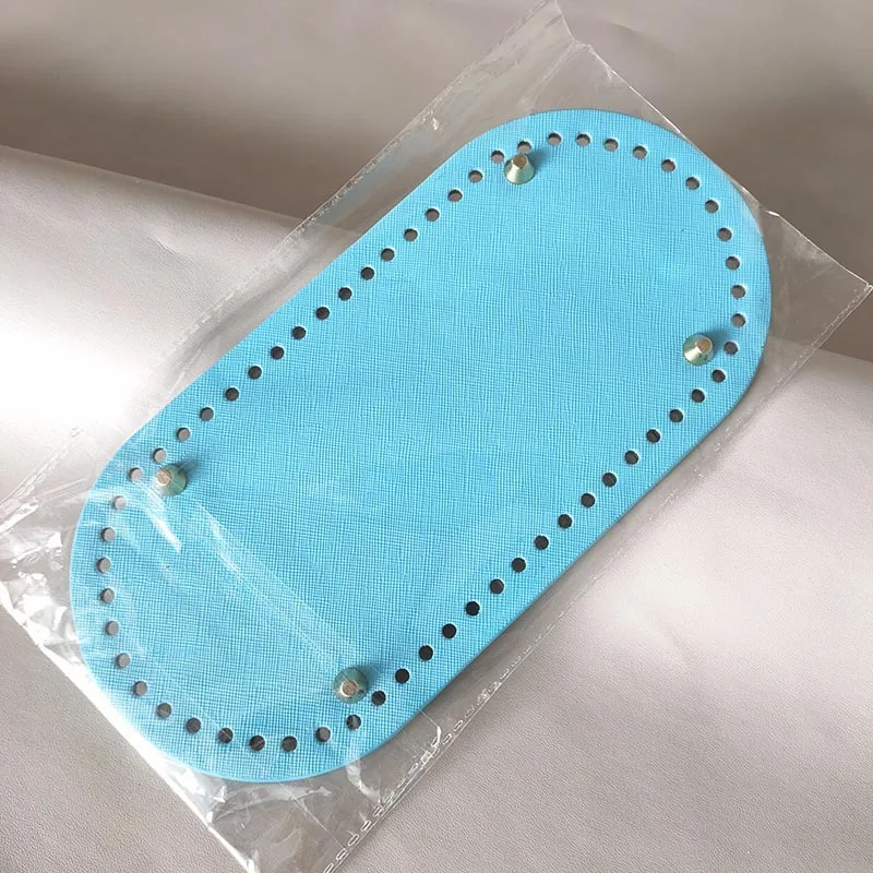 25x12cm Leather Bag Bottoms DIY Handmade Oval Long Bottom Bag Accessories for Knitting Bags handbag Crossbody Bags Bottom