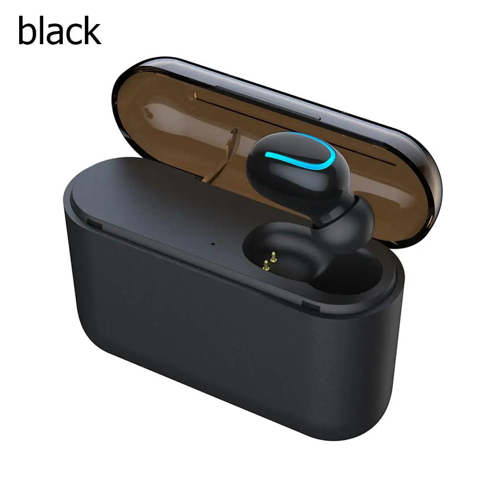 Black HBQ Q32 TWS беспроводные наушники, гарнитура, Bluetooth 5,0, гарнитура с микрофоном, мини Bluetooth наушники-вкладыши, беспроводные наушники - Цвет: Black