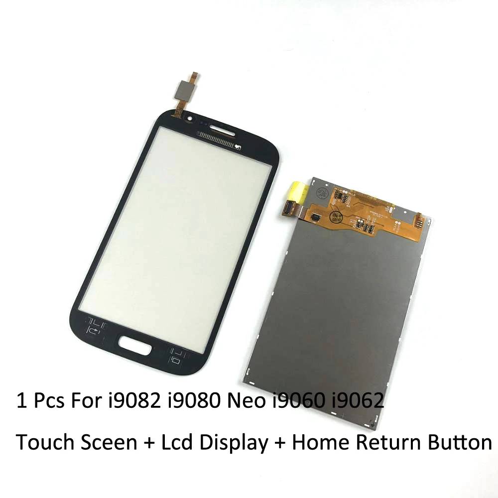 

For Samsung Galaxy Grand GT i9082 i9080 Neo i9060 i9062 i9063 Touch Screen Digitizer + LCD Display Monitor + Home Return Button