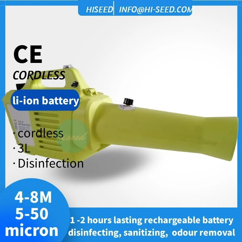 

HD 3.0 portable 29.6V 10Ah DC rechargeable battery operated power sprayer cordless disinfection ULV cold fogger